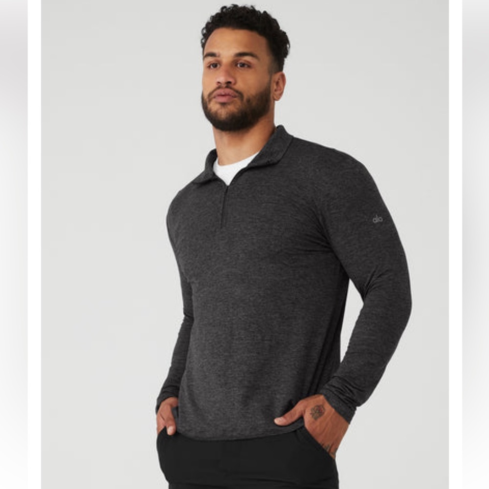 USED ALO Yoga Men’s “Conquer 1/4 Zip Reform” Long Sleeve (M) *BESTSELLER*
